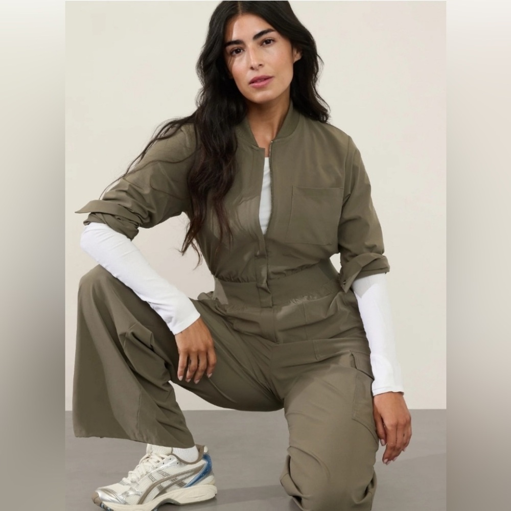 ATHLETA BROOKLYN LONG SLEEVE JUMPSUIT - Picture 11 of 15